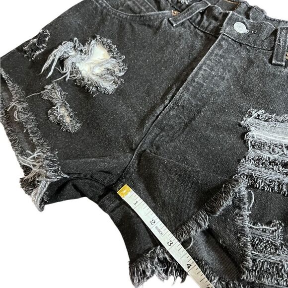 Levi’s vintage Jean shorts cut off black Orange tag size 7 - Picture 14 of 15